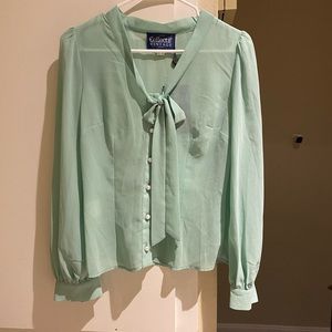 NWT collectif mesh blouse top